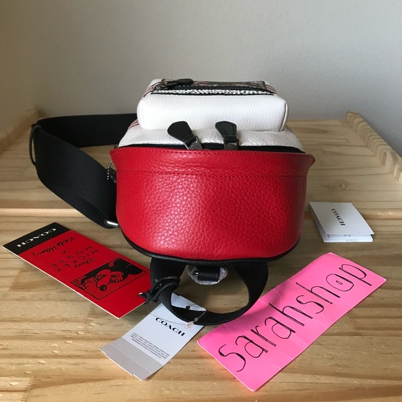 ✅Coach Mickey Mouse Mini Backpack Crossbody - Picture 4 of 14